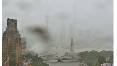 Photo of 颱風普拉桑2次登陸中國 上海多地啟動六停