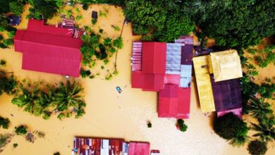 Photo of 連日暴雨致8河水位超標 吉6縣成災區