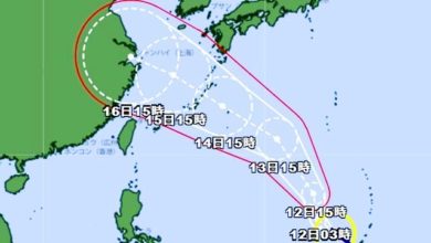 Photo of 颱風貝碧佳續增強 日氣象廳：14日起影響沖繩