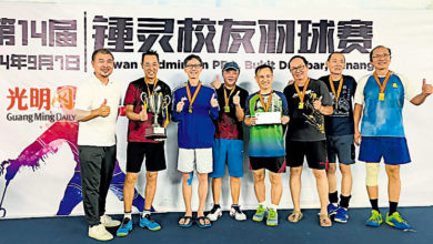 Photo of 鍾靈校友羽球賽成績出爐