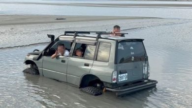 Photo of 花蓮大雨溪水暴漲 沖走汽車 父死子失蹤