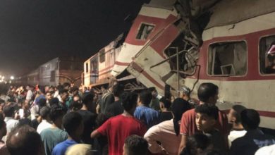 Photo of 埃及2輛火車相撞 52人死傷