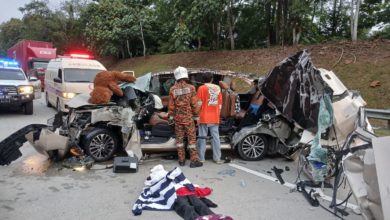 Photo of 南北大道4車連環撞 1汽車司機傷重不治