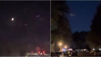 Photo of UFO飛越Kokomo? 閃爍飄移引熱議