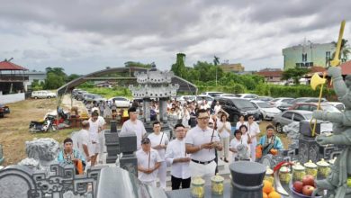 Photo of 默貢斗母宮福宴  謝文川: 默貢斗母宮新廟 盼年內置九龍壁建牌樓 