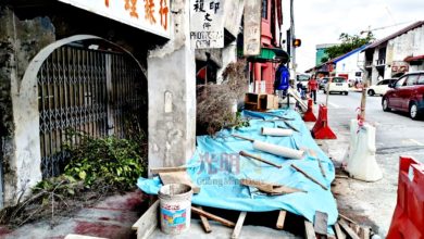 Photo of 大山腳余水清路設人行道 商業招牌 冷氣架 須拆除