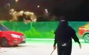 Photo of 雙重泊車擋道遭勸移 女子羞怒持棍做狀打人