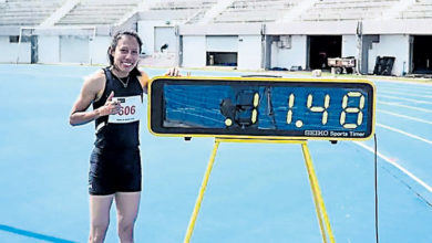 Photo of 打破珊蒂31年全國紀錄 胡絲妮雅創女百米新高