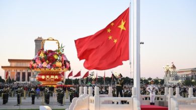 Photo of 中國國慶75週年 天安門廣場舉行升旗儀式
