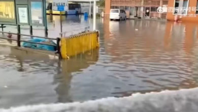 Photo of 天文大潮發威！遼寧街道變水路