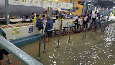 Photo of 學校變“水上樂園”？長凳橋助學生乾腳上課！