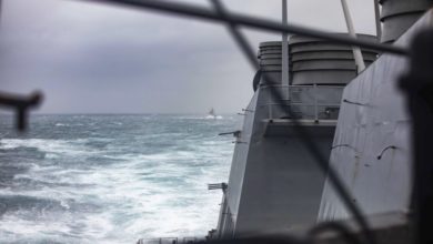 Photo of 美加軍艦通過台海後 中國展開實彈射擊