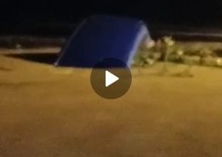 Photo of 甘榜淹水夫妻開車逃 反被急流冲入溝
