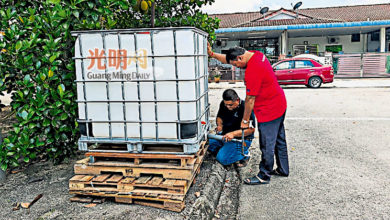 Photo of 高淵2失竊水箱尋獲 移其他缺水區使用