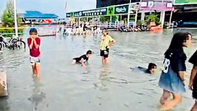 Photo of 連3天大漲潮水位創新高 雪沒暴雨沿海區路淹