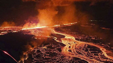 Photo of 冰島首都附近火山再爆發 3年來第10次