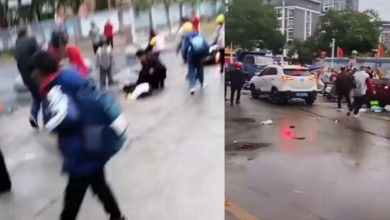 Photo of 又來!中國男子開車沖撞小學生 孩子邊逃邊喊救命