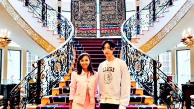 Photo of 雪二公主化身迷妹 带韩星Mark Tuan参观王宫