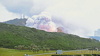 Photo of 日JAXA小型火箭實驗  引擎燃燒異常引火災