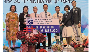 Photo of 【恆毅中五暨大學先修班畢業禮】盧思冰勉勵學生 正面思維迎難而上