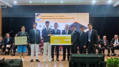 Photo of 槟钟灵高中三及先修班毕业礼 郭显荣勉学生培养毅力 学会改变学习新知识 