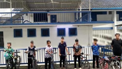 Photo of 斜坡飙蚊型脚车 7少年被扣查