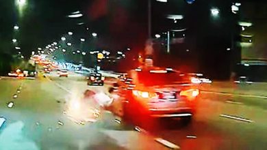 Photo of 載2成人1女童 摩多遭車撞 女童拋飛亡