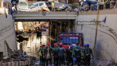 Photo of 西班牙遭洪災 217人喪生 女子困地下道3天獲救