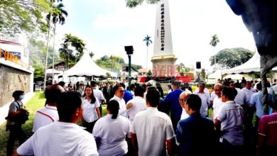 Photo of 73組織紀念碑前追悼 檳公祭抗日罹難者