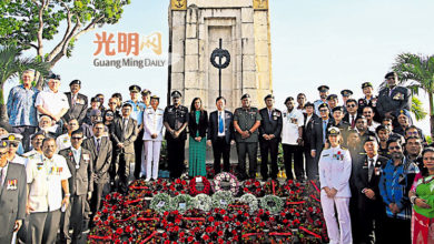 Photo of 【戰士紀念日】曹觀友： 軍人犧牲所得 檳後代應珍惜和平