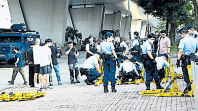 Photo of 港47人顛覆案今判刑 警法院外部署佈防