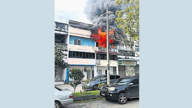 Photo of 店屋外勞宿舍起火 燒毀19雙層床架