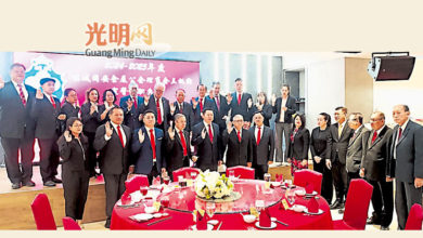 Photo of 【檳同安金廈公會3機構理事就職】 鄭來興建議設理事會 促進檳與姐妹市交流