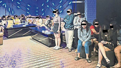 Photo of 柔警扫黄扫黑肃毒 查6娱乐场所捕189人