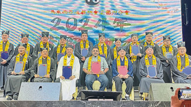 Photo of 【大马道教总会柔分会理事会就职晚宴】非穆场所拨款拟3年限申请1次 陈和章促考量神庙需求