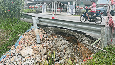 Photo of 菖蒲路道路崩塌恶化 民众促当局速抢修