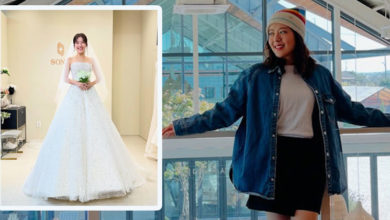 Photo of 唐诗咏穿婚纱 网友趁机催婚