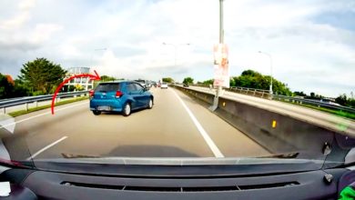 Photo of P牌没打信号灯险酿祸 女司机吓得紧急刹车