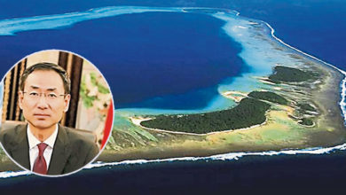 Photo of 黃巖島領海基線 耿爽向聯國交存聲明海圖