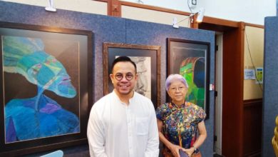 Photo of 古纳巴仁个人画展 沈志强现身挺