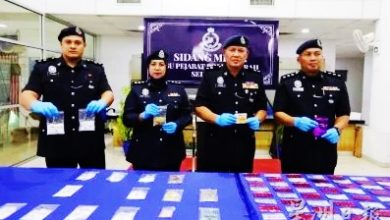 Photo of 警破获民宅贩毒据点 捕鸳鸯毒贩 起6万令吉毒品
