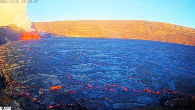 Photo of 【视频】夏威夷第二大火山再次喷发 熔岩狂喷80公尺高