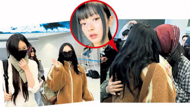 Photo of 粉丝推挤混乱 NewJeans Hanni吓坏崩溃