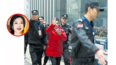 Photo of 怕前男友再闹场 刘晓庆出入如军巡