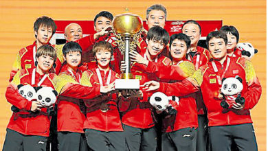 Photo of 混合团体世界杯 中11战全胜蝉联冠军