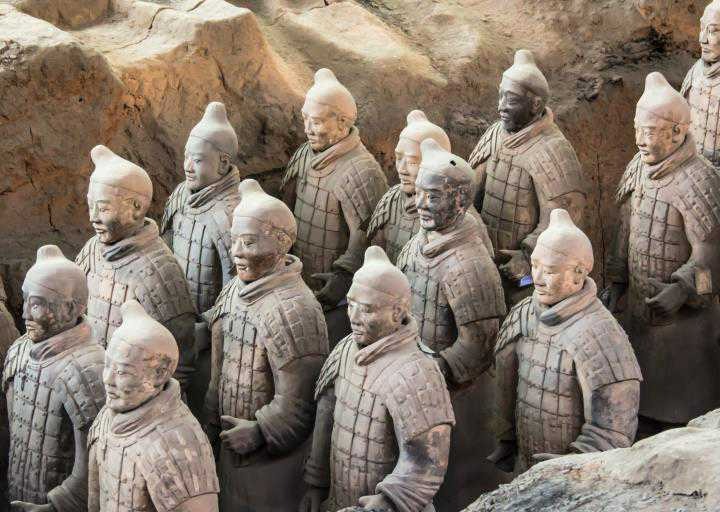 世界八大奇蹟之一的兵馬俑。