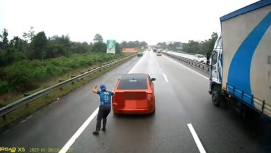 Photo of 罗里司机热心助推故障车 网友齐声称赞