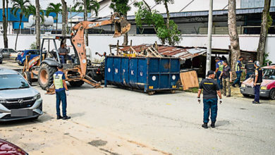 Photo of 古来市会整顿市容 拆5非法路边摊