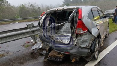 Photo of 下雨路滑车被撞 驾驶者返乡受促遵守时速