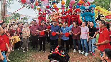 Photo of 武吉波浪年景亮灯 甲首长：打卡感受年味